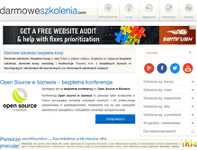 Tablet Screenshot of darmoweszkolenia.com